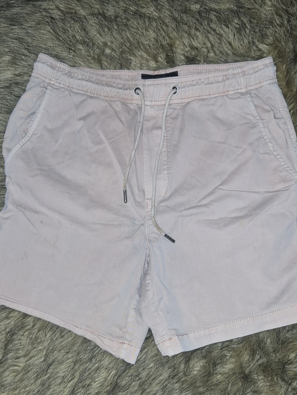 American Eagle Outfitters Pale Pink Drawstring Casual Shorts